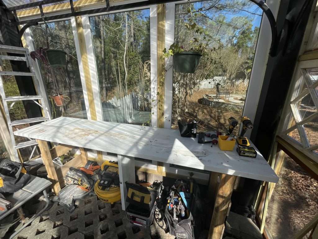 Greenhouse Shelf Done
